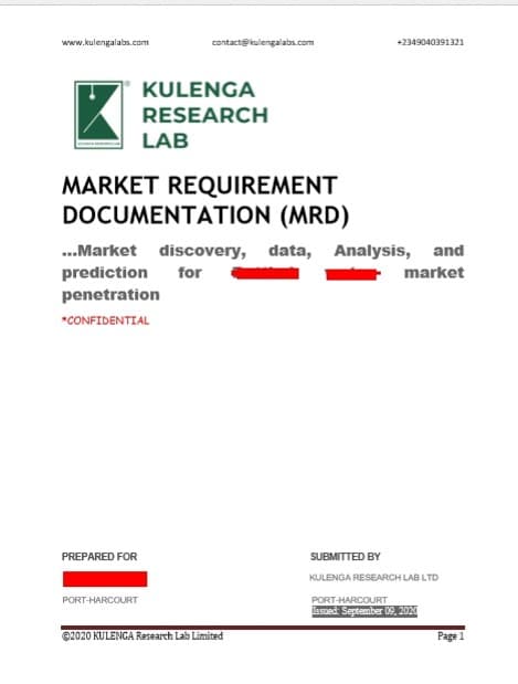 Market Research Documentation